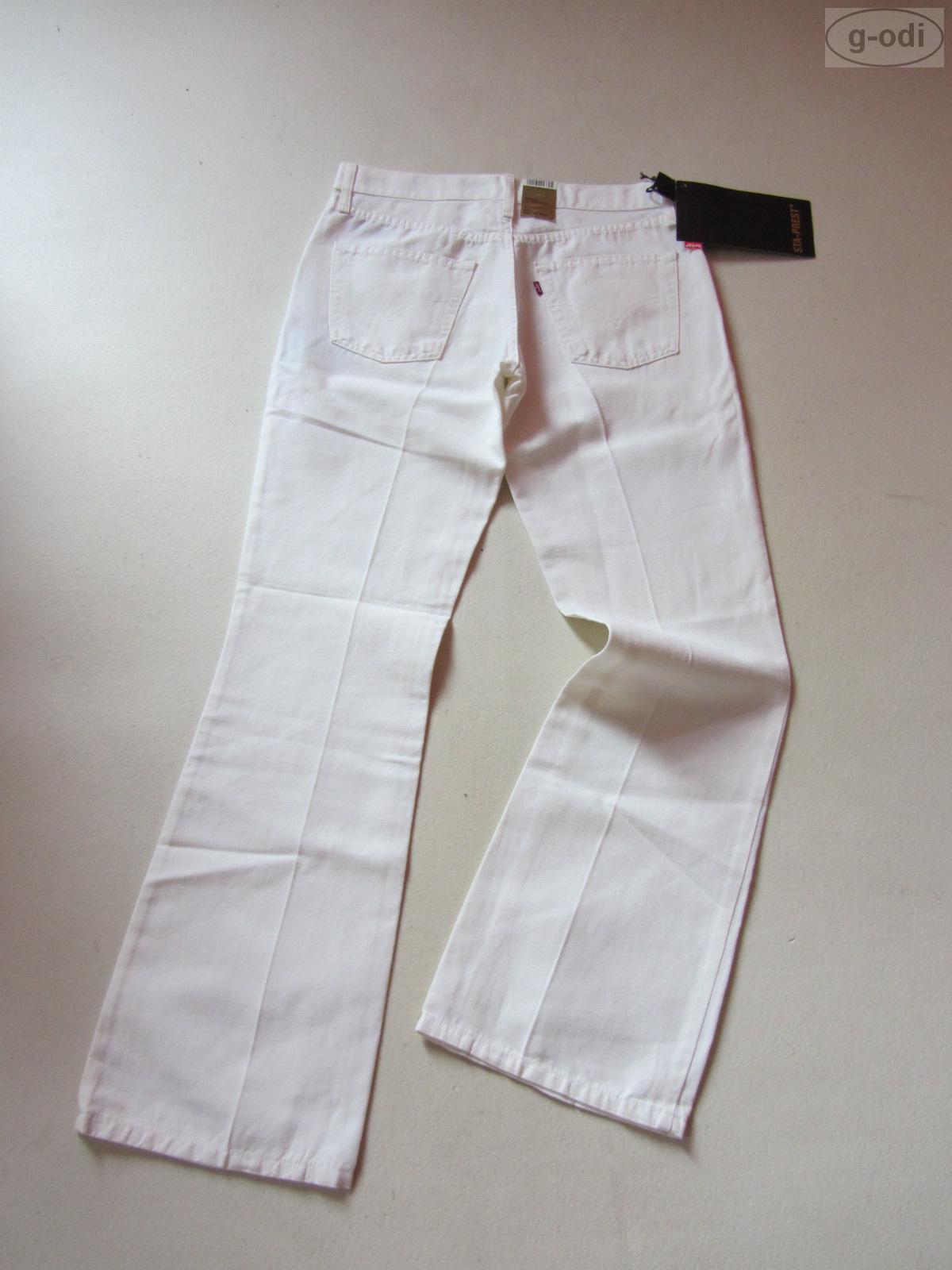 Levi's ® 525 Bootcut Jeans Trousers W 32/L 32, White! NEW! White Denim ...