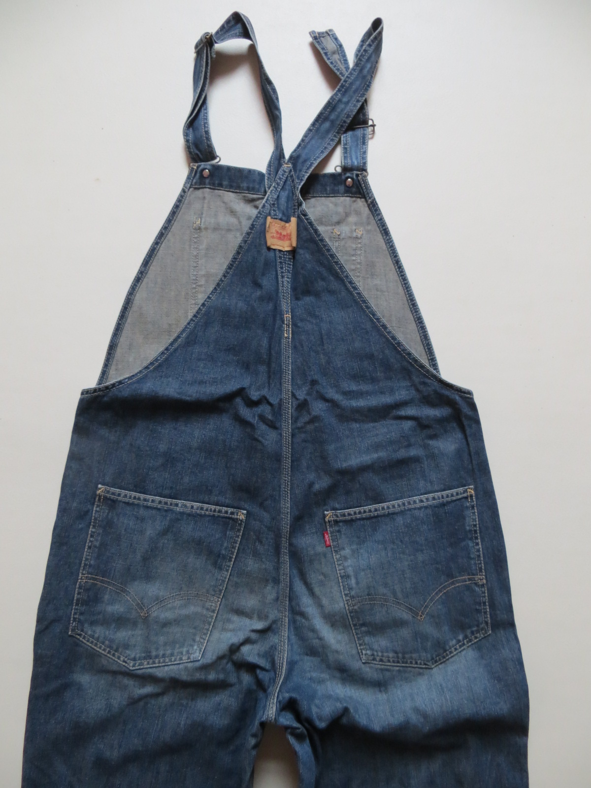 Levis Carpenter Latzhose Latz Jeans Gr L Ca W 36 L 32 Vintage 7819